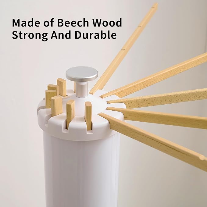 RFOUO Clothes Drying Rack 4 Legs,Laundry Hanger Dryer Rack,Portable Dry Rack,Foldable Drying Rack-Drying Rack Clothing Laundry Bedroom Household Wooden-12rods