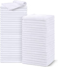 UNIMADE Salon Towels 48 Pack, Super Soft Microfiber Hand Towel | Highly Absorbent Hair-Drying Cloth for Gym, Bath, Spa Use and Home Beauty Care - White (16x29 inch)