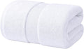 Infinitee Xclusives – Luxury Bath Sheets Towels – 1 Pack 600 GSM (35X70 Inches) – 100% Ring Spun Cotton Large Bath Towels for Bathroom (Brilliant White, Bath Sheets - Pack 1)