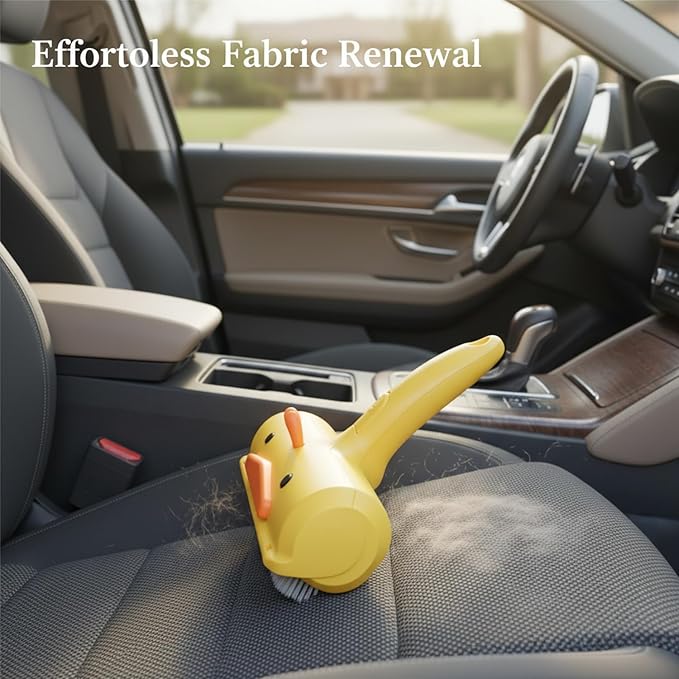 Reusable Pet Hair Remover Brush for Furniture, Carpet & Car Seats - Mechanical Lint Removal Tool with Durable PP Handle (1 Pack)