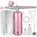 SAVILAND 30 PSI Airbrush Kit: 3X Instant Atomization Airbrush for Nails Limitless Nail Art Creativity Salon-Perfect Results Three-Mode 0.3S Instant Color Airbrush for Ombre French Paint Set