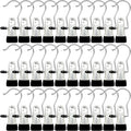 Boot Hangers for Closet, 40 Pack Hanging Clips Hook Clothes Pins for Laundry, Hanger Clips Towel Clips Boot Organizer for Home and Travel, Clothespins Clip Hangers for Pants Hats Socks Gloves