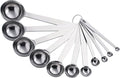 SW 18-8 Extra Thick Measuring Spoons, Set of 11