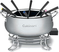 Cuisinart Electric Fondue Set, Nonstick Interior, 3-Quart Pot & 8 Forks | Electric fondue pot with 8 forks, heat control & dishwasher-safe interior for chocolate, cheese, broth & oil, CFO-3SSP1