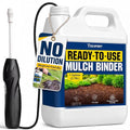 Teexpert Mulch Glue with Electric Sprayer: 1 Gallon Ready-to-Use Mulch Binder for Landscaping,Wood Chips, Bark, Rubber, Pine Straw, Fast-Drying Keeps Ground Cover in Place for Garden Beds Slopes