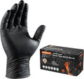 ANBOSON 10 Mil Heavy Duty Diamond Texture Nitrile Gloves, Large, 100 Ct | Textured Diamond Grip for Wet & Oily Surfaces, Puncture & Chemical Resistant, Powder-Free, Latex-Free