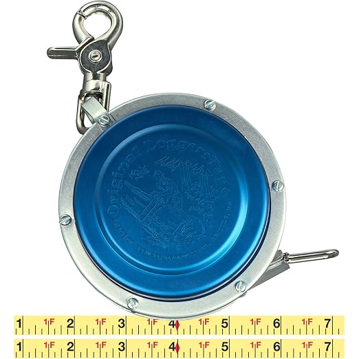Spencer Logger’s Tape Model 950 | 50ft Forestry Measuring Tape with Loop End | Nylon-Coated Steel Line | Dual-Sided Feet & Inches with 1/8" Markings | Heavy-Duty Case