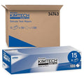 Kimtech™ Science Kimwipes Delicate Task Wipers (34743), White, 3-Ply, 15 Pop-Up Boxes / Case, 100 Sheets / Box, 1,500 Sheets / Case