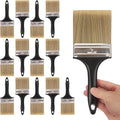 14 Pack 4 Inch Paint Brushes - A Professional Range of Wall Paint Brushes, Deck Paint Brush, and Chip Brushes - Perfect DIY Painting Tools for Your Home or Business KUKLIPJIM