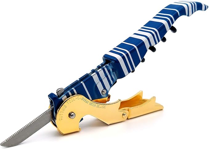Pulltap's Genuine Collection Lined 900 Waiter's Corkscrew – Double-Hinged Wine Key with Sliding Foil Cutter – Patented Design – Made in Spain – Ralla Mari