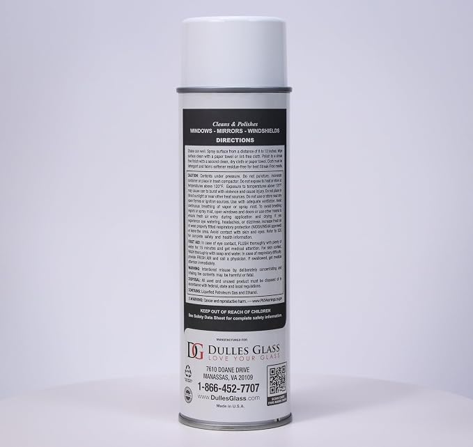 Dulles Glass Specialized Glass & Mirror Cleaner 6 pack