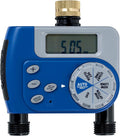 Orbit Programmable Digital Hose Watering Timer - 1 Outlet - Battery Powered - with LCD Screen - Built-in Rain Delay - Water-Resistant - 62061 (Brass 2 Outlet)