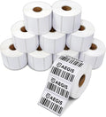 Aegis Adhesives - 2.25" X 1.25" Removable Direct Thermal Labels (12,000 Count, 12 Rolls) - Barcode Labels and SKU Labels for FNSKU and Retail Repricing - Compatible with Zebra and Rollo Printers