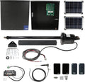 Apollo 1500 Single Swing Gate Opener Kit – Dual 5W Solar Panels, 2 Remotes, Photocell & Receiver for Residential & Light Commercial Use