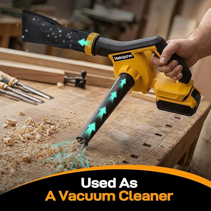 Electric Diatomaceous Earth Duster Compatible for DeWalt 20V/60V Battery, Garden Dust Applicator with 800mL Capacity｜Variable Speed, 3 in 1 Diatomaceous Earth Spray/Blower/Vacuum Cleaner (NO Battery)
