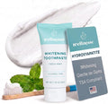 Hydroxyapatite Toothpaste, Whitening, Fluoride Free, Fresh Mint, 1.75 Oz | Wellnesse Remineralizing Enamel Care, SLS Free, Xylitol Formula for Sensitive Teeth, Dental Oral Care for Adults, Lower Foam
