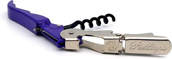 Pulltap's Genuine Slider 900 Waiter's Corkscrew – Double-Hinged Wine Key with Sliding Foil Cutter – Patented Design – Made in Spain – Violeta (Violet)