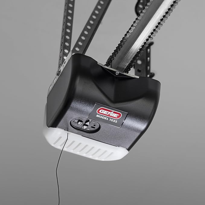Genie Chain Drive 500 Garage Door Opener - Model 1035 - Reliable Chain Drive Garage Opener,Black