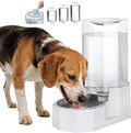 Sfozstra 8L Gravity Dog Water Dispenser:Stainless Steel Bowl | No Filter Maintenance/ Non-Slip Base/Easy-Clean/for Living Room & Bedroom/Multi-Pet Friendly