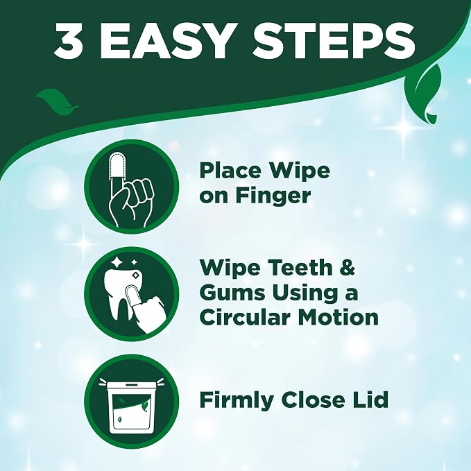 Vet's Best Dog Dental Care Bundle Kit for Dogs & Cats - with 2 Fingerwipes | Enzymatic Toothpaste, Triple Head Toothbrush & Dental Finger Wipes for Plaque Removal, Tartar Control, Teeth Cleaning