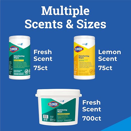 CloroxPro Clorox Disinfecting Wipes, Fresh Scent, 700 Count