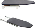 AKOZLIN Retractable Pull Out Ironing Board Closet Sliding Out Swivel Iron Board Mounted in Drawer with Heat Resistant Ironing Cover, Board Size: 31.88"*13", Gray