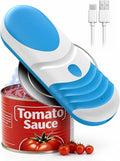 One Touch Electric Can Opener Automatic Can Opener for Seniors, Rechargeable Smooth Edge Can Opener with Magnetic Cover Catch, Food Safe Kitchen Gadget for Arthritis Hands