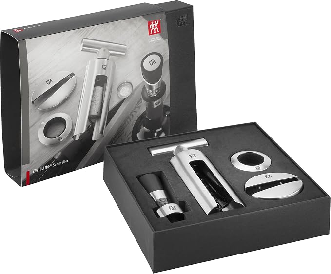 ZWILLING Sommelier 4-pc Wine Tool Set, 18/10 Stainless Steel