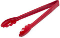 Carlisle FoodService Products salad tongs 12 in – 471205 Heat Resistant Plastic Tongs for Grilling and Food Prep, Dishwasher Safe for Restaurants, Kitchens, Catering NSF Listed, Red