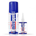 MITREAPEL CA Glue with Activator (1.7oz-6.7 floz) Instant Bond Professional Cyanoacrylate Adhesive and Super Glue Accelerator for Woodworking,Ceramic,3D Printing,Glass, DIY&Craft, Plastic,Repair