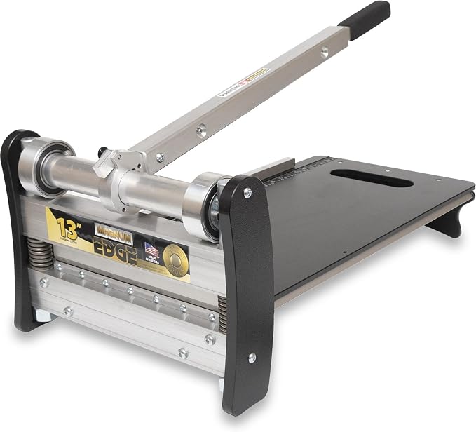 MARSHALLTOWN Bullet 13 Inch Magnum Edge Shear, Professional Flooring Cutter for Vinyl Plank and LVP, 90-Degree and 45-Degree Cuts, Laminate Floor Cutter, Assembled in USA, MS90-1913