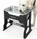 Bobbie & Laxi 14" Elevated Dog Water Bowl, 2.4 Gal Stainless Steel Bowl | Raised Dog Bowl for Large Breed, Metal Dog Feeding Station for Relief Joint Pressure, Easy Clean for Indoor & Outdoor Use