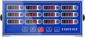 Precision Kitchen Timers for Cooking – 12 Channel Commercial Kitchen Timer Restaurant Kitchen Supplies – Stainless Steel Digital LED Chef Cooking Timer – Reminder Function, Loud Alarm, Blue