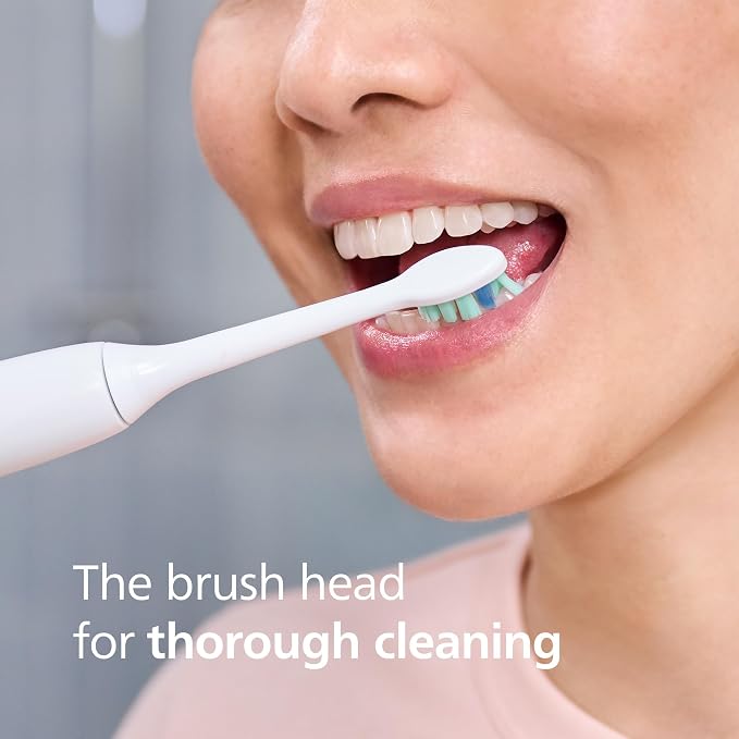 Philips Sonicare C2 Plaque Control Brush Head, 6 Month Supply, White | 700% More Plaque Removal¹, BrushSync Reminder, Up To 62,000 Bristle Movements Per Min, 2-Pack, HX9022/77