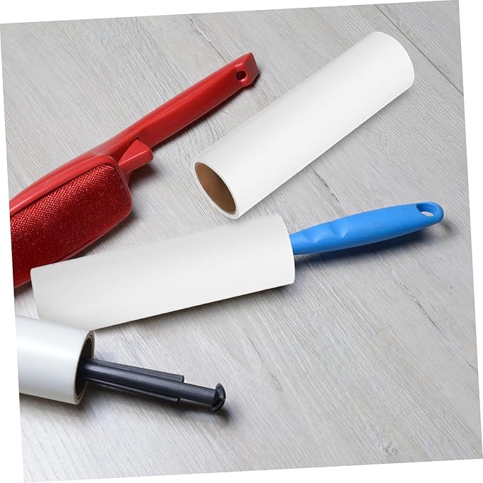 10rolls Lint Roller Refills Wide Surface Roller Sticky Adhesive for Upholstery Lint Replacement Parts White Pet Hair Remover