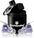 Eargasm High Fidelity Hyperviolet Purple Earplugs for Concerts, Festivals, Musicians, DJs, Night-Life, Motorcycle Hearing Protection - Reusable Ear Plugs for High Fidelity Noise Reduction up to 21 dB