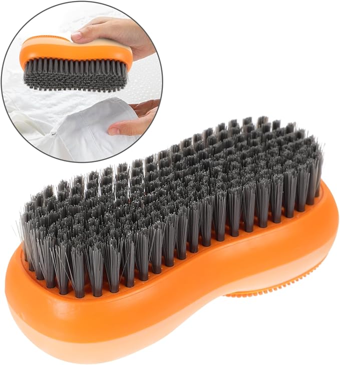 5pcs Laundry Brush Cleaning Scrub Brush Scrub Brush for Cleaning Lovely Scrub Brush Comfortable Grip Brush Shoe Washing Brush Laundry Cleaning Brush Shoes Scrub Brush Orange Step/1235