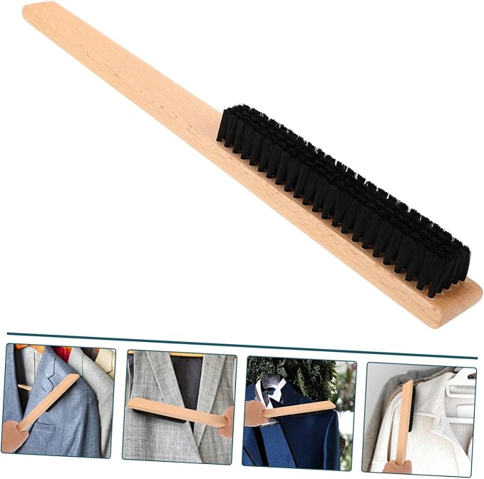 GALPADA Bristle Coat and Hat Cleaning Brush Dual-Purpose Lint for Clothes Easy to Use Home and Hotel Cleaning Tool Efficient Pet Hair and Lint Removal