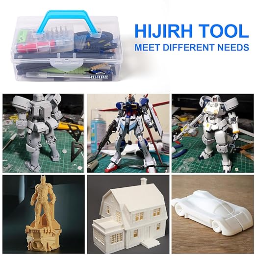 165Pcs 3D Printing Accessory Tools with Tool Box for 3D Printer Modeler Basic Tools Diverse 3D Print Nozzle Cleaning Kit Mini Rotary Tool for Remove/Trim and Finish 3D Print
