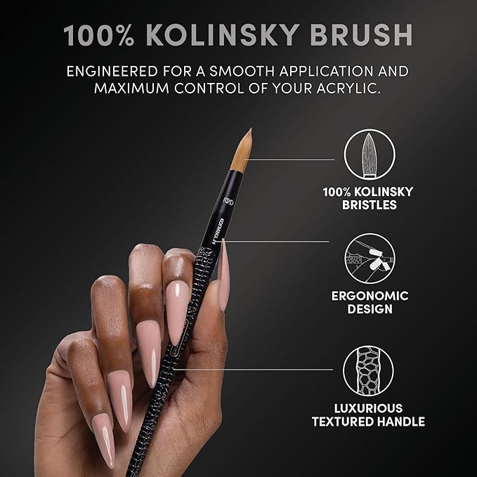 Chaun Legend LGND 100% KOLINSKY Acrylic Brush #16