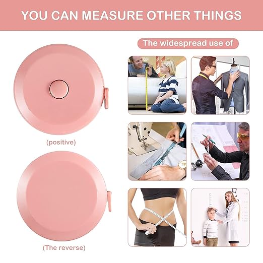 12 | 24 | 36 | 48 | 72 | 96 | 120 Pack Tape Measure,12 Colors Soft Retractable Measuring Tape 60-Inch/150cm, for Body Measuring Tailor Cloth Home Craft Measurements (24 Pack)