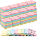 Fainne 240 Pack Sticky Notes Bulk 3 x 3 inch Self Stick Note Pads Multicolor Paper Memo for Office School Supplies Student Teacher Classroom Back to School Essentials, 50 Sheet/Pad (Simple Color)