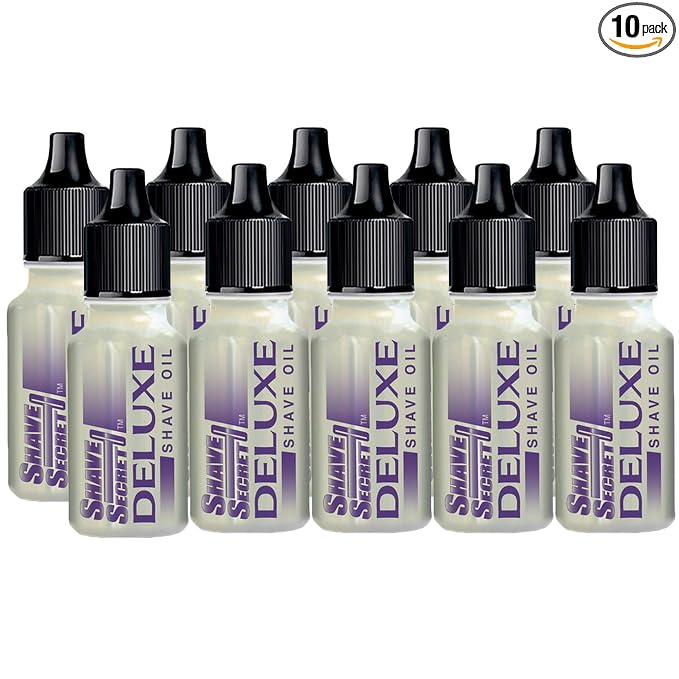 SHAVE SECRET DELUXE SHAVING OIL - 18.75ml (10 Pack)
