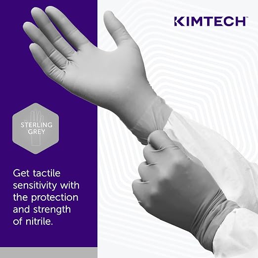 KIMTECH Sterling Nitrile-Xtra Exam Gloves (53137), 3.5 Mil, 12”, Ambidextrous, XS, 100 Gloves/Box