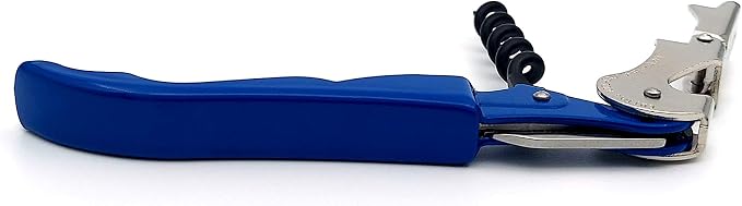 Pulltap's Genuine Classic 500 Waiter's Corkscrew – Double-Hinged Wine Key with Hinged Foil Cutter – Patented Design – Made in Spain – Light Blue (Azul)