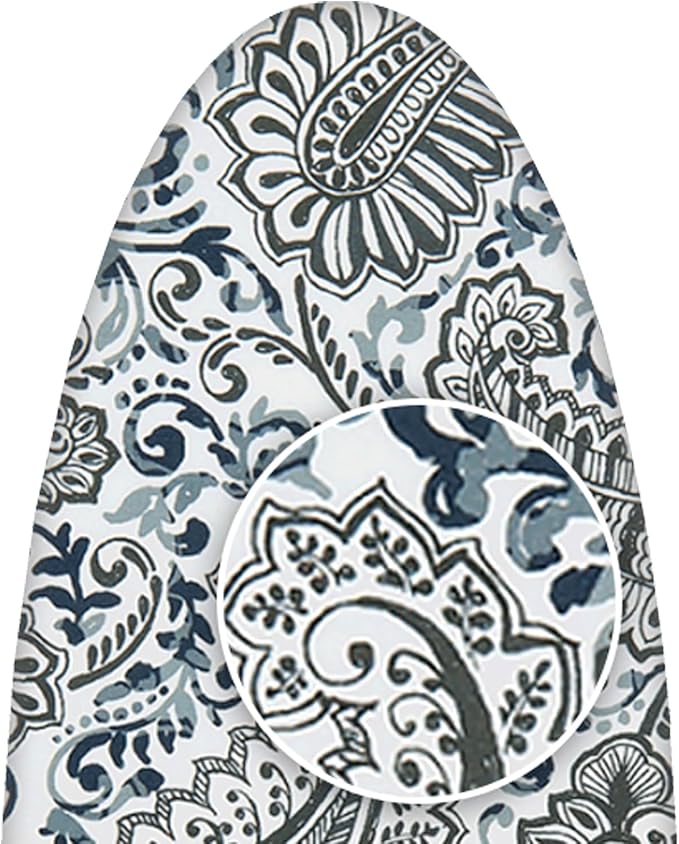Ironing Board Replacement Cover Fits Rowenta (Model IB4201, Indigo Paisley)