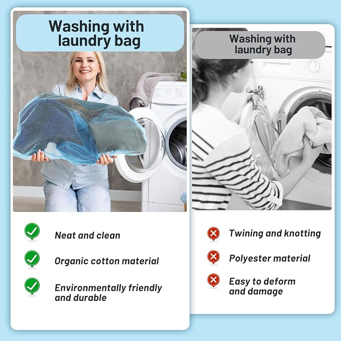 Berlune 18 Pcs 24" x 36" Large Mesh Laundry Bags Colorful Extra Large Laundry Bag Bulk with Drawstring Heavy Duty Mesh Machine Washable Drawstring Pouch