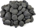 FANTIAN 10 lbs Black Pebbles for Indoor Plant, 3-4 Inch River Rocks | Natural Decorative Black Stones Rocks for Landscaping, Garden, Plants, Aquarium, Backyard, Indoor Water Fountains
