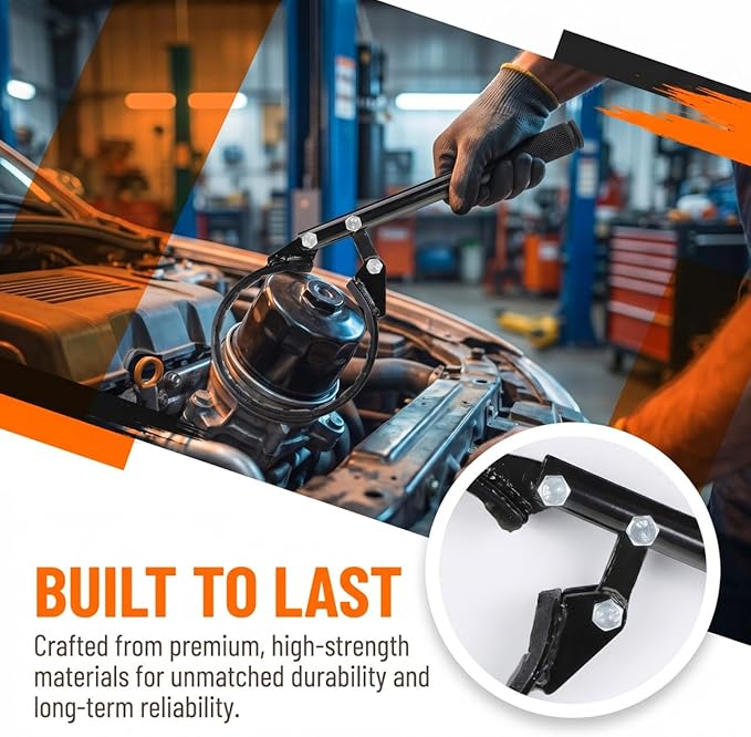INOOMP Truck Air Dryer Cylinder Removing Wrench Tool for Heavy-duty Trucks Filter Removal Wrench Automotive Repair Equipment
