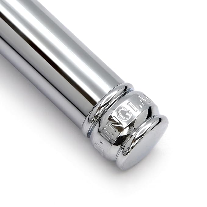 Edwin Jagger DE89BL Chrome Reusable Classic Double Edge Safety Razor for Men